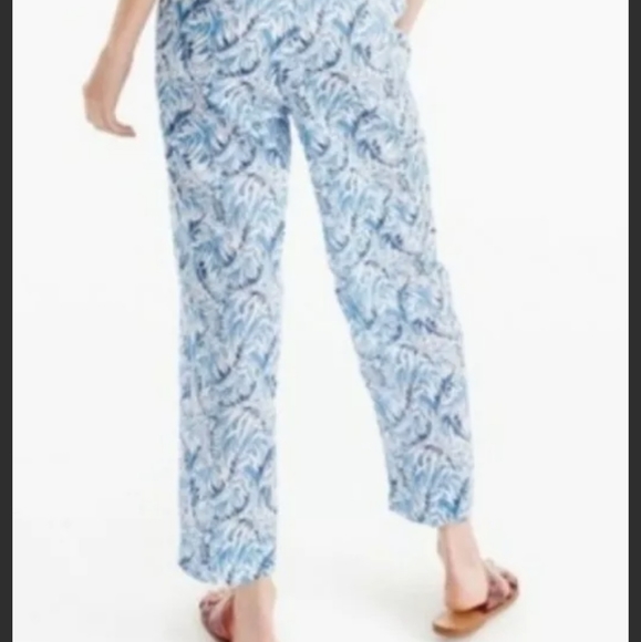 J CREW Sleeveless Cotton Jumpsuit Women's Sz Large - Picture 5 of 9